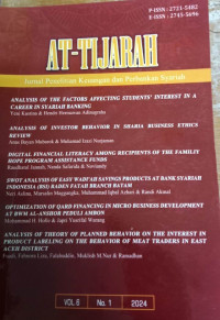 Jurnal : At - Tijarah : Jurnal Penelitian Keuangan dan Perbankan syariah: Vol 6 no 1 2024