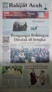 Rakyat Aceh : Spirit Baru Membangun Nanggroe : Jumat 17 November 2023 / 3 Jumadil Awal 1445 H