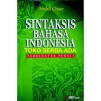 Sintaksis Bahasa Indonesia 