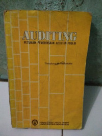 Auditing : Petunjuk Pemeriksaan Akuntan Publik
