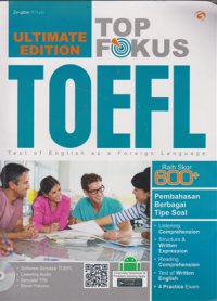 Top Fokus Toefl : Tes Of English As A Foreign language